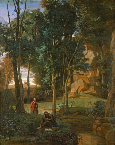 Demokrit und die Abderiten, 1841 von Jean Baptiste Camille Corot